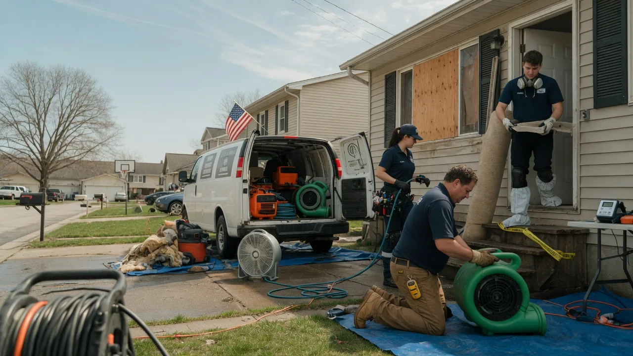 Water Damage Restoration in Iberia, OH near me